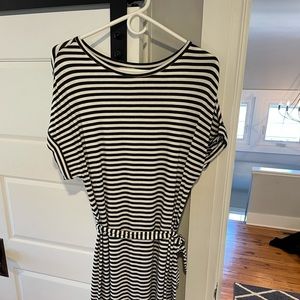 Cute and soft LOFT dress with tie. NWT